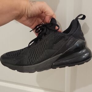 Nike Air Max Black Athletic Shoes